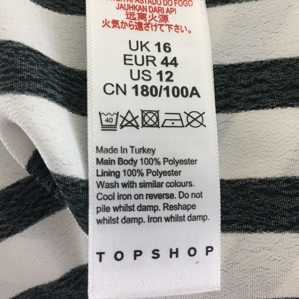 Topshop Striped Dress - Picture 5 of 6